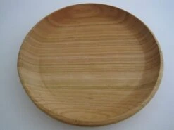 Houten Ontbijtborden - Ø 20 Cm - 6 Stuks - Met Bordenrek - Kersenhout -Keuken Benodigdheden Winkel 1200x900 216