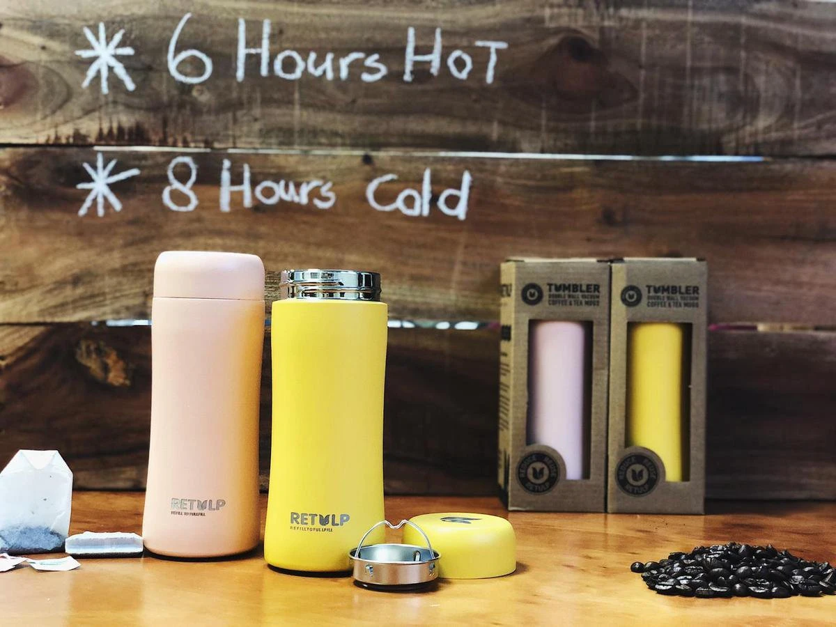 Retulp - Tumbler Thermosbeker – Champagne Pink – 300 Ml - Thermosfles - Roze 10 Retulp - Tumbler Thermosbeker – Champagne Pink – 300 Ml - Thermosfles - Roze - Afbeelding 8