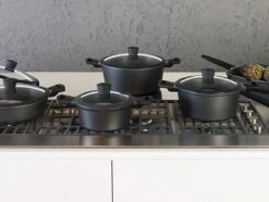 Sola Wokpan Fair Cooking - Ø 30 Cm - Zwart/wit - Aluminium - Antiaanbaklaag -Keuken Benodigdheden Winkel 1200x905 3