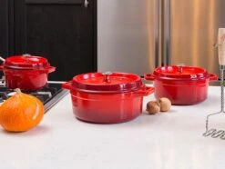 Sola Braadpan Gietijzer - Ø 20 Cm - Oranje/Rood - Gietijzer - Extra Zware Bodem 9 Sola Braadpan Gietijzer - Ø 20 Cm - Oranje/Rood - Gietijzer - Extra Zware Bodem -Keuken Benodigdheden Winkel 1200x905 8