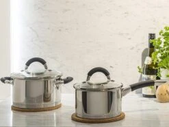 Sola Pannenset Venice - 4 Delig - Ø 16,16,18,20 Cm - Zilver - RVS - Sandwichbodem -Keuken Benodigdheden Winkel 1200x906 14