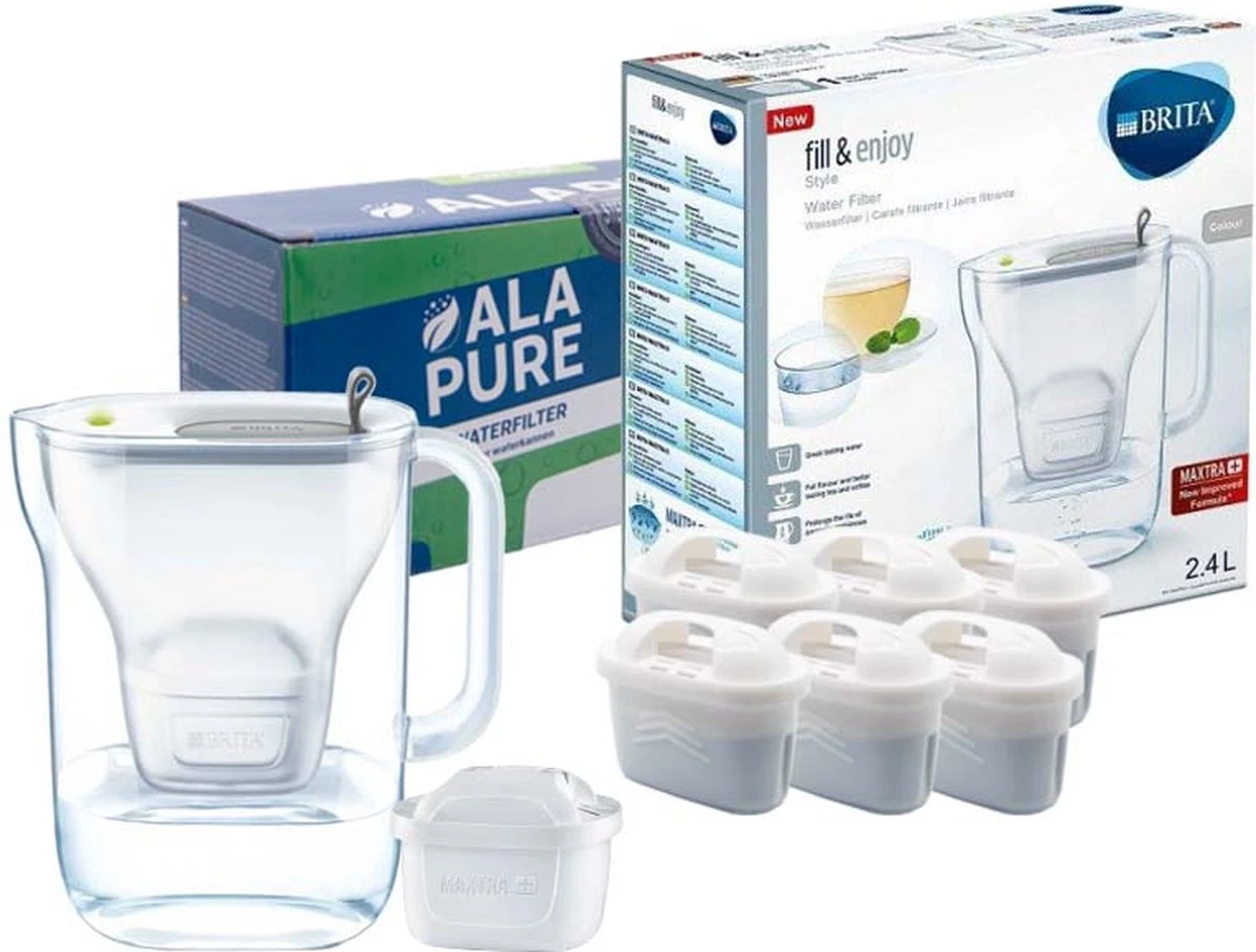 BRITA - Waterfilterkan Style Cool - Grijs - 2,4L 19 BRITA - Waterfilterkan Style Cool - Grijs - 2,4L - Afbeelding 17