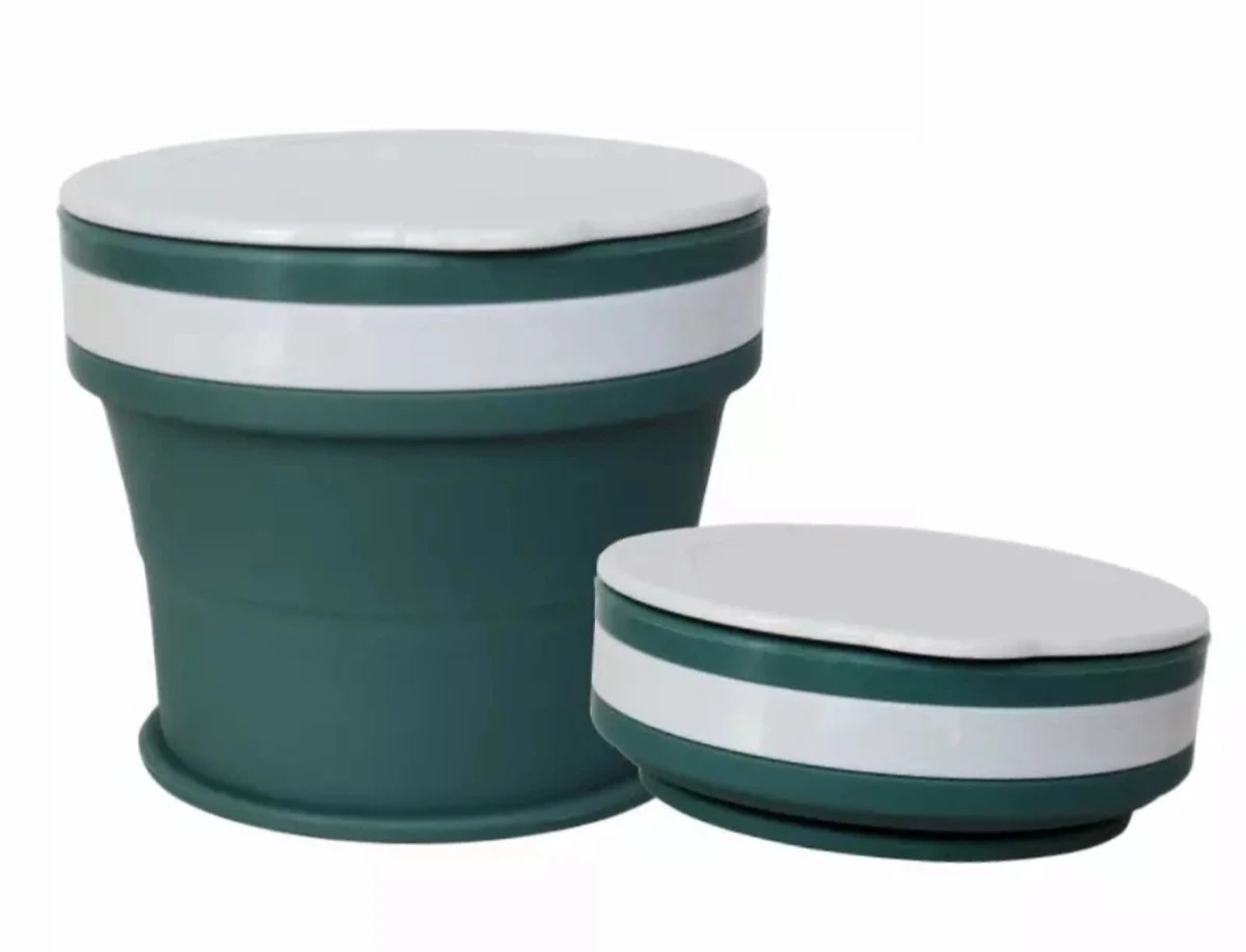 HK-Goodies - Opvouwbare Beker - Koffiebeker To Go- Herbruikbaar - Wasbaar - 170 ML - Beker To Go - Groen 3 HK-Goodies - Opvouwbare Beker - Koffiebeker To Go- Herbruikbaar - Wasbaar - 170 ML - Beker To Go - Groen