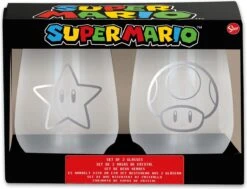 Storline Nintendo - Super Mario Crystal Glasses 2-pack 9 Storline Nintendo - Super Mario Crystal Glasses 2-pack -Keuken Benodigdheden Winkel 1200x918 12
