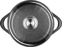 Smile 10-Delige Pannenset - Anti Aanbaklaag - Vaatwasser Bestendig - Zwart - MGK-17 16 Smile 10-Delige Pannenset - Anti Aanbaklaag - Vaatwasser Bestendig - Zwart - MGK-17 -Keuken Benodigdheden Winkel 1200x919 7