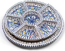 Marokkaanse 8-delige Handgemaakt Ronde Serveer- En Dipset 5 Marokkaanse 8-delige Handgemaakt Ronde Serveer- En Dipset -Keuken Benodigdheden Winkel 1200x943 6