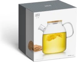 S091 Glazen Theepot Met Bamboedeksel - 1600 Ml - Samadoyo -Keuken Benodigdheden Winkel 1200x968 10