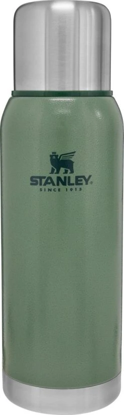 Stanley The Stainless Steel Vacuum Bottle 1,0L - Thermosfles - Hammertone Green -Keuken Benodigdheden Winkel 359x1200