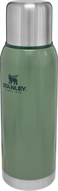 Stanley The Stainless Steel Vacuum Bottle 1,0L - Thermosfles - Hammertone Green -Keuken Benodigdheden Winkel 369x1200