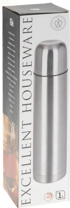 Excellent Houseware KOOPMAN Thermoskan Bullet 1 Liter RVS 15 Excellent Houseware KOOPMAN Thermoskan Bullet 1 Liter RVS -Keuken Benodigdheden Winkel 405x1200