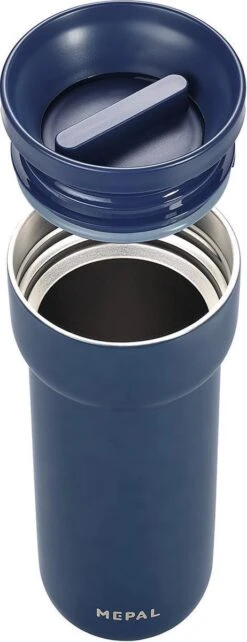 Mepal Isoleerbeker Ellipse 475 Ml – Houdt Je Drankje 6 Uur Warm En 10 Uur Koud – Nordic Denim – Koffiebeker To Go – Lekdicht – Thermosbeker -Keuken Benodigdheden Winkel 462x1200
