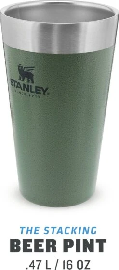 Stanley The Stacking Beer Pint 0,47l - Beker - Hammertone Green 28 Stanley The Stacking Beer Pint 0,47l - Beker - Hammertone Green -Keuken Benodigdheden Winkel 532x1200 1
