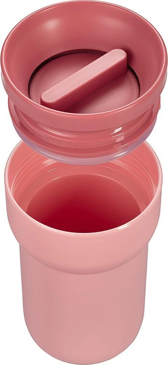 Mepal Reisbeker Ellipse 275 Ml - Houdt Je Drankje 30 Minuten Warm - Nordic Pink - Koffiebeker To Go - Lekdicht - Travel Mug 8 Mepal Reisbeker Ellipse 275 Ml - Houdt Je Drankje 30 Minuten Warm - Nordic Pink - Koffiebeker To Go - Lekdicht - Travel Mug - Afbeelding 6