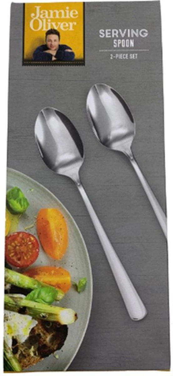 2 Jamie Oliver - Serveerlepels - Set Van 2 - Opscheplepels 3 2 Jamie Oliver - Serveerlepels - Set Van 2 - Opscheplepels