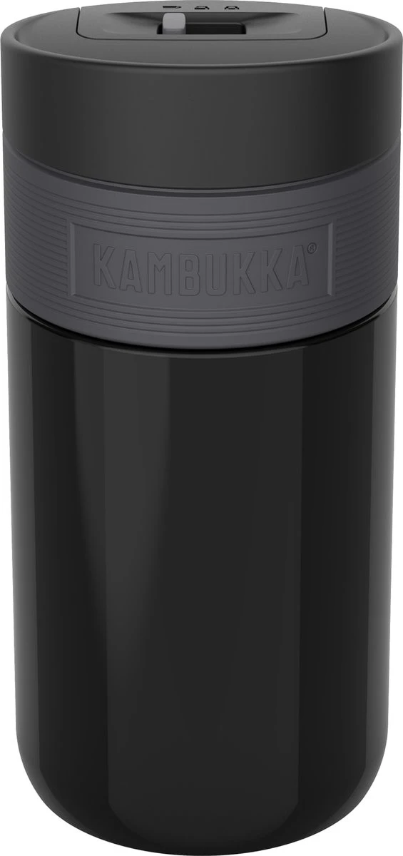 Kambukka Etna Thermosbeker 300 Ml - Makkelijk Reinigen - Lekvrije Koffiebeker - Pitch Black 4 Kambukka Etna Thermosbeker 300 Ml - Makkelijk Reinigen - Lekvrije Koffiebeker - Pitch Black - Afbeelding 2