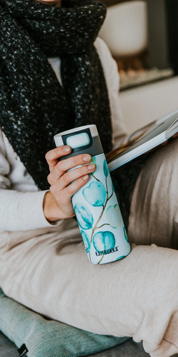 Kambukka Etna Thermosbeker 500 Ml - Makkelijk Reinigen - Lekvrije Koffiebeker - Eucalyptus Leaves 11 Kambukka Etna Thermosbeker 500 Ml - Makkelijk Reinigen - Lekvrije Koffiebeker - Eucalyptus Leaves - Afbeelding 9