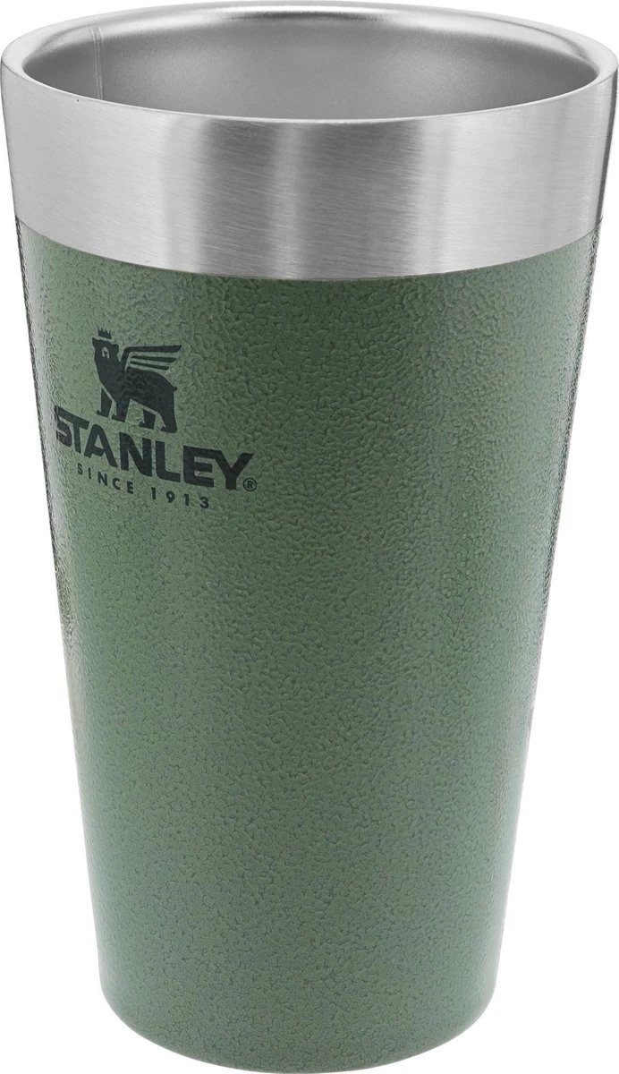 Stanley The Stacking Beer Pint 0,47l - Beker - Hammertone Green 4 Stanley The Stacking Beer Pint 0,47l - Beker - Hammertone Green - Afbeelding 2