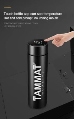 Slimme Thermosfles Met LCD Temperatuur Display - Curver Isolatiefles 0,5 Liter - Dubbelwandige Thermosfles - Thermosbeker - Isoleerfles - Thermoskan - Travel Mug - Bidon Drinkfles - Koffiebeker - Drinkflessen - RVS - Smart Thermos - Metaal -Keuken Benodigdheden Winkel 747x1200 2