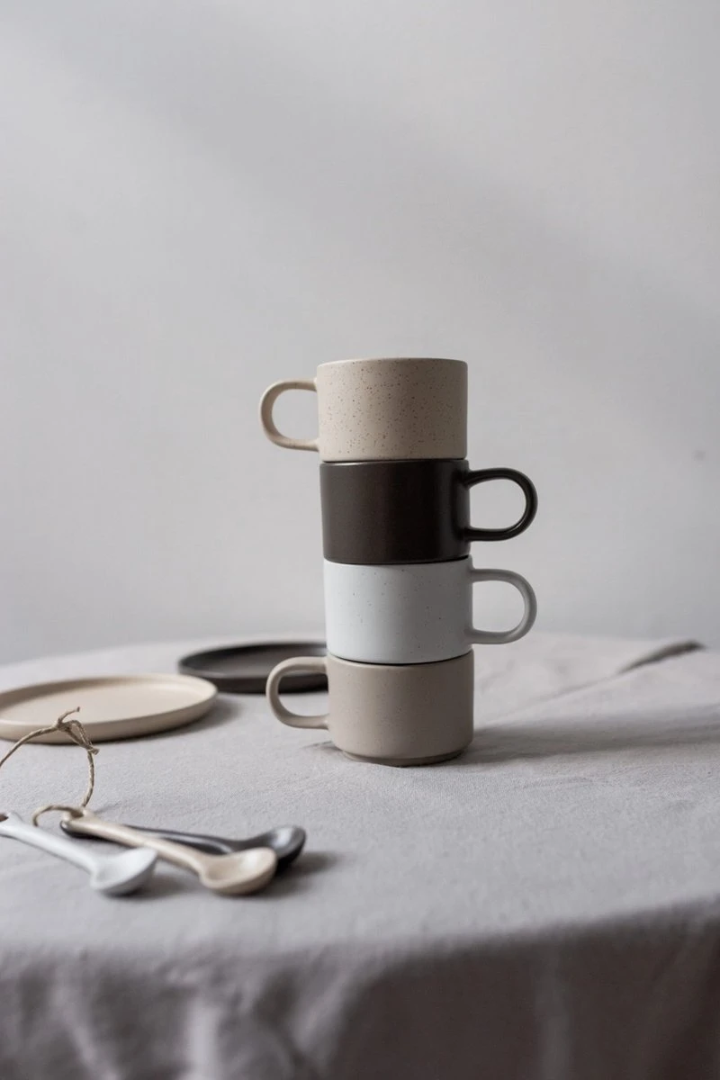 Leeff Gebaksbordjes Set Van 4 - Servies - Keramiek - Ø 15,5 Centimeter 8 Leeff Gebaksbordjes Set Van 4 - Servies - Keramiek - Ø 15,5 Centimeter - Afbeelding 6