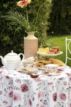 Clayre & Eef Kop En Schotel 200 Ml Roze Wit Porselein Rond Bloemen Servies Cadeau Voor Haar Cappuccino -Keuken Benodigdheden Winkel 801x1200 18