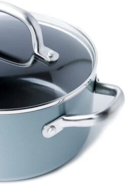 GreenPan Mayflower Pannenset - 5-delig + 5 Accessoires - Lichtblauw - Inductie - PFAS-vrij -Keuken Benodigdheden Winkel 817x1200