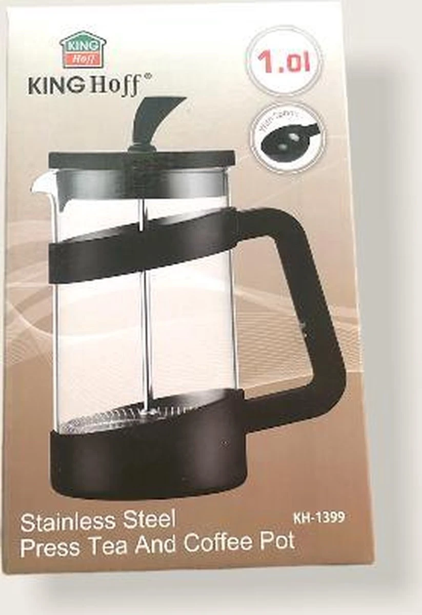 Madame Chai - Koffie/thee Press - Theemaker - Koffiemaker French Press- Rvs Thee En Koffie Press - 1 Liter - Met Extra Maatlepel Erin 4 Madame Chai - Koffie/thee Press - Theemaker - Koffiemaker French Press- Rvs Thee En Koffie Press - 1 Liter - Met Extra Maatlepel Erin - Afbeelding 2