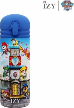 IZY Bottles X Paw Patrol - Rescue Knights | 350 ML | Kinderen | Thermosfles | Drinkfles | Waterfles | Schoolfles | Isoleerfles | Beker | Drinkbeker | Koud | Warm | Fles | Kinder | Back To School | 350ml -Keuken Benodigdheden Winkel 824x1200