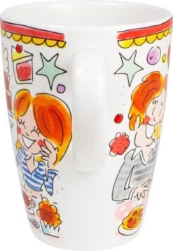 Blond Amsterdam Even Bijkletsen Beker XL 500 Ml - Rode Rand 10 Blond Amsterdam Even Bijkletsen Beker XL 500 Ml - Rode Rand -Keuken Benodigdheden Winkel 827x1200 6