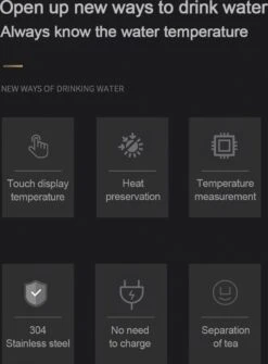 Slimme Thermosfles Met LCD Temperatuur Display - Curver Isolatiefles 0,5 Liter - Dubbelwandige Thermosfles - Thermosbeker - Isoleerfles - Thermoskan - Travel Mug - Bidon Drinkfles - Koffiebeker - Drinkflessen - RVS - Smart Thermos - Metaal -Keuken Benodigdheden Winkel 885x1200 1