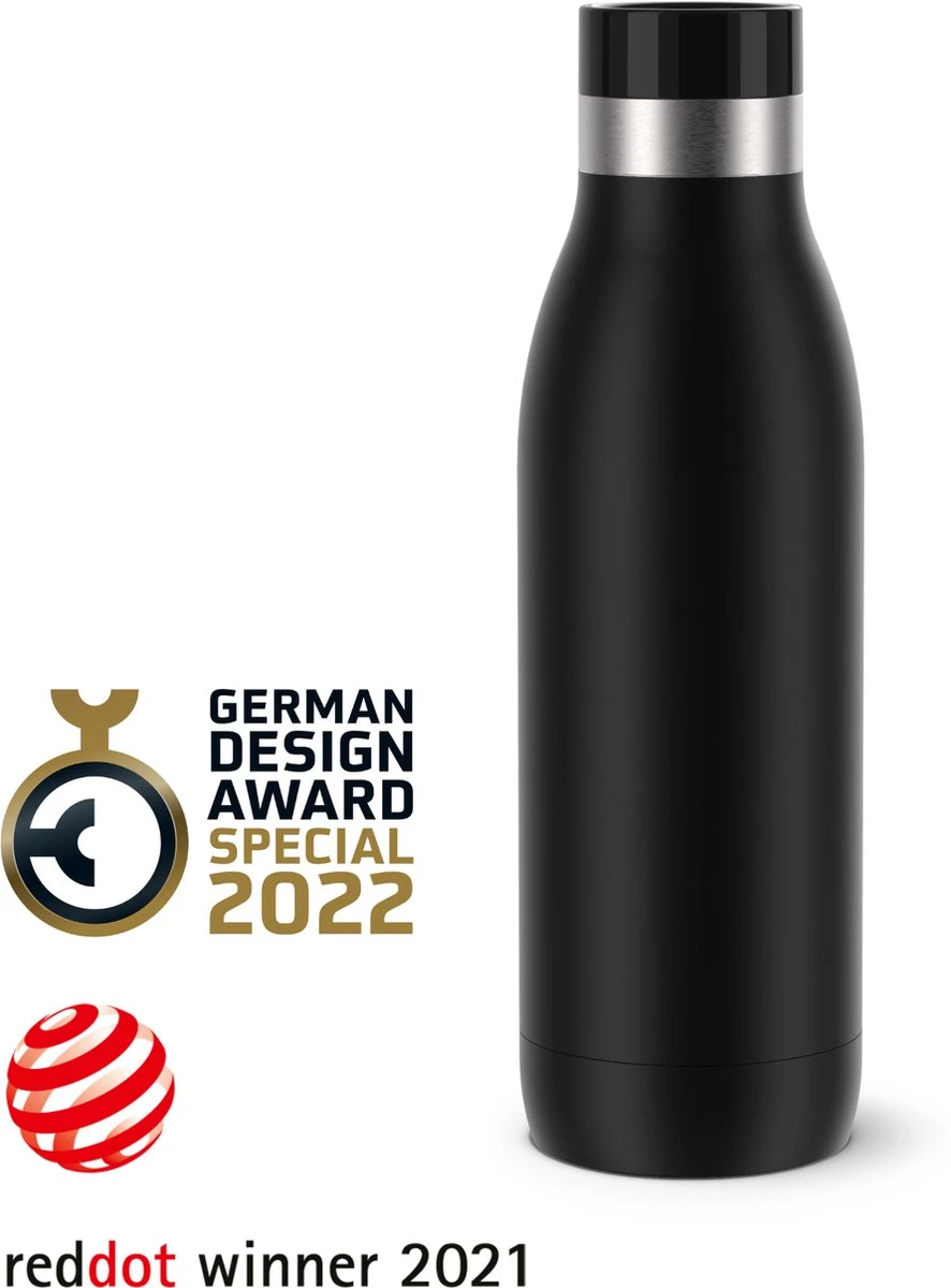 Tefal Bludrop Basic Thermosfles - Zwart 4 Tefal Bludrop Basic Thermosfles - Zwart - Afbeelding 2