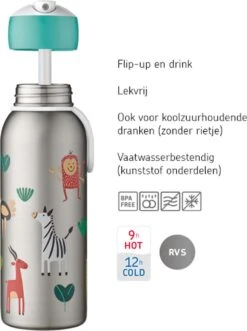 Mepal PAW Patrol - Thermofles - Isoleerfles Flip-up Campus - 350ml – Houdt Tot 9 Uur Warm En Tot 12 Uur Koud – Waterfles Met Rietje – Drinkfles Voor Kinderen -Keuken Benodigdheden Winkel 896x1200 3