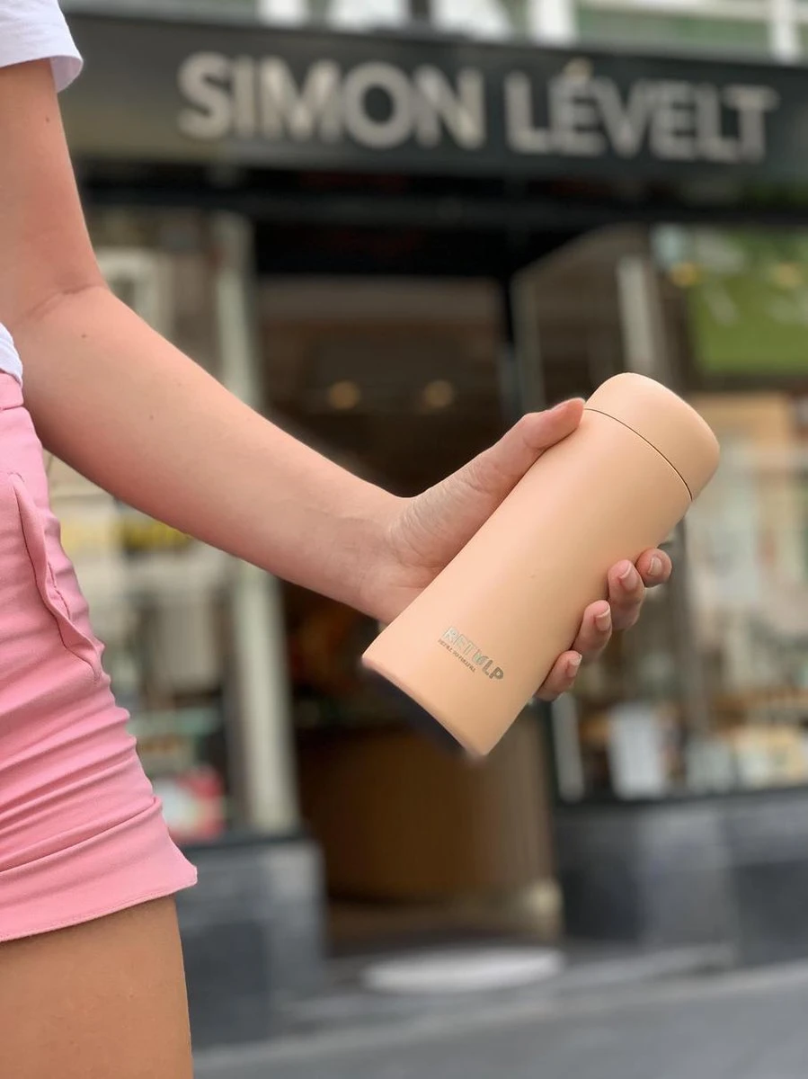 Retulp - Tumbler Thermosbeker – Champagne Pink – 300 Ml - Thermosfles - Roze 8 Retulp - Tumbler Thermosbeker – Champagne Pink – 300 Ml - Thermosfles - Roze - Afbeelding 6