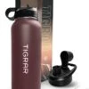 Tigrar - Waterfles Met Rietje - Drinkfles 1 Liter - Thermosfles - RVS - Rood - Incl. Extra Dop, 3 Rietjes En Reiniger 2 Tigrar - Waterfles Met Rietje - Drinkfles 1 Liter - Thermosfles - RVS - Rood - Incl. Extra Dop, 3 Rietjes En Reiniger -Keuken Benodigdheden Winkel 904x1200 2