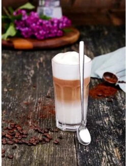Merkloos Latte Macchiato Lepels – RVS Lange Yoghurt, Dessert Of Koffie Lepeltjes – Set Van 6 Stuks -Keuken Benodigdheden Winkel 912x1200 1