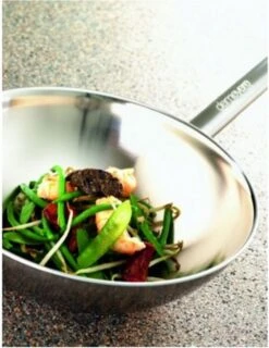 Demeyere Wok - Ø 30 Cm - Vlakke Bodem -Keuken Benodigdheden Winkel 925x1200