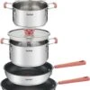 TEFAL G720S604 6-delige Stapelbare Pannenset OPTI'SPACE - RVS - Alle Kookplaten Inclusief Inductie 1 TEFAL G720S604 6-delige Stapelbare Pannenset OPTI'SPACE - RVS - Alle Kookplaten Inclusief Inductie -Keuken Benodigdheden Winkel 960x1200 1