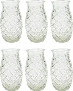 Merkloos Beker - Glas Ananas - 6 Stuks - Zomer - Cocktail -400ml -Keuken Benodigdheden Winkel 971x1200 5