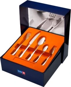 Sola Bestekset Fleurie - Modern - 12 Persoons - 64 Delig - Zilverwit Edelstaal 18/10 - RVS - Zilver 8 Sola Bestekset Fleurie - Modern - 12 Persoons - 64 Delig - Zilverwit Edelstaal 18/10 - RVS - Zilver -Keuken Benodigdheden Winkel 987x1200